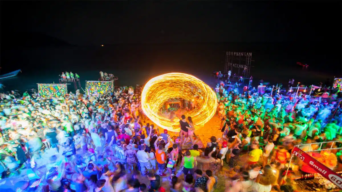 Full Moon Party on Ko Pha-NganExperience the Magic of Ko Pha Ngan’s Full Moon Party